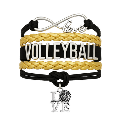 Volleyball Love Bracelet - Pick Your Team Colors
