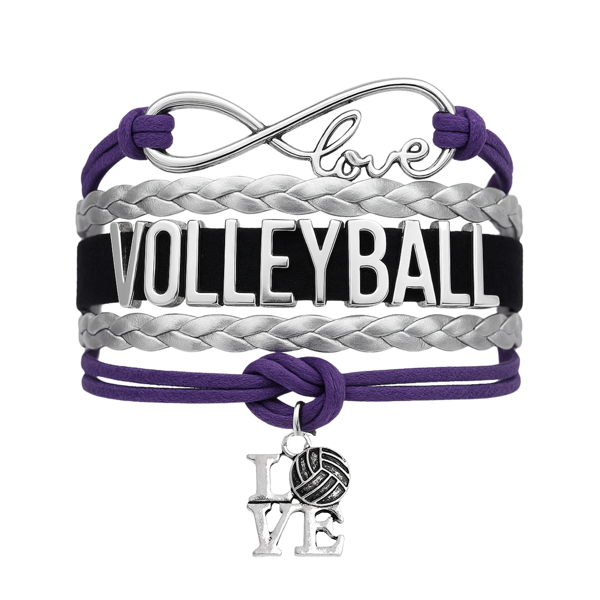 Volleyball Love Bracelet - Pick Your Team Colors