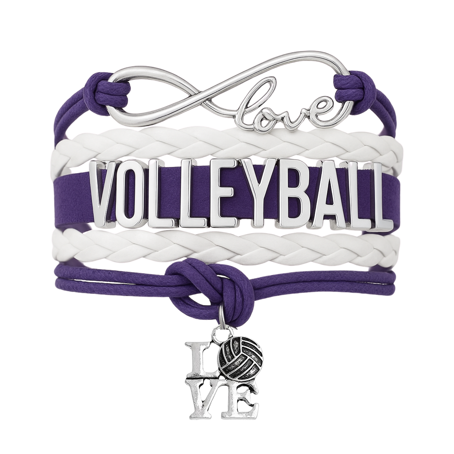 Volleyball Love Bracelet - Pick Your Team Colors