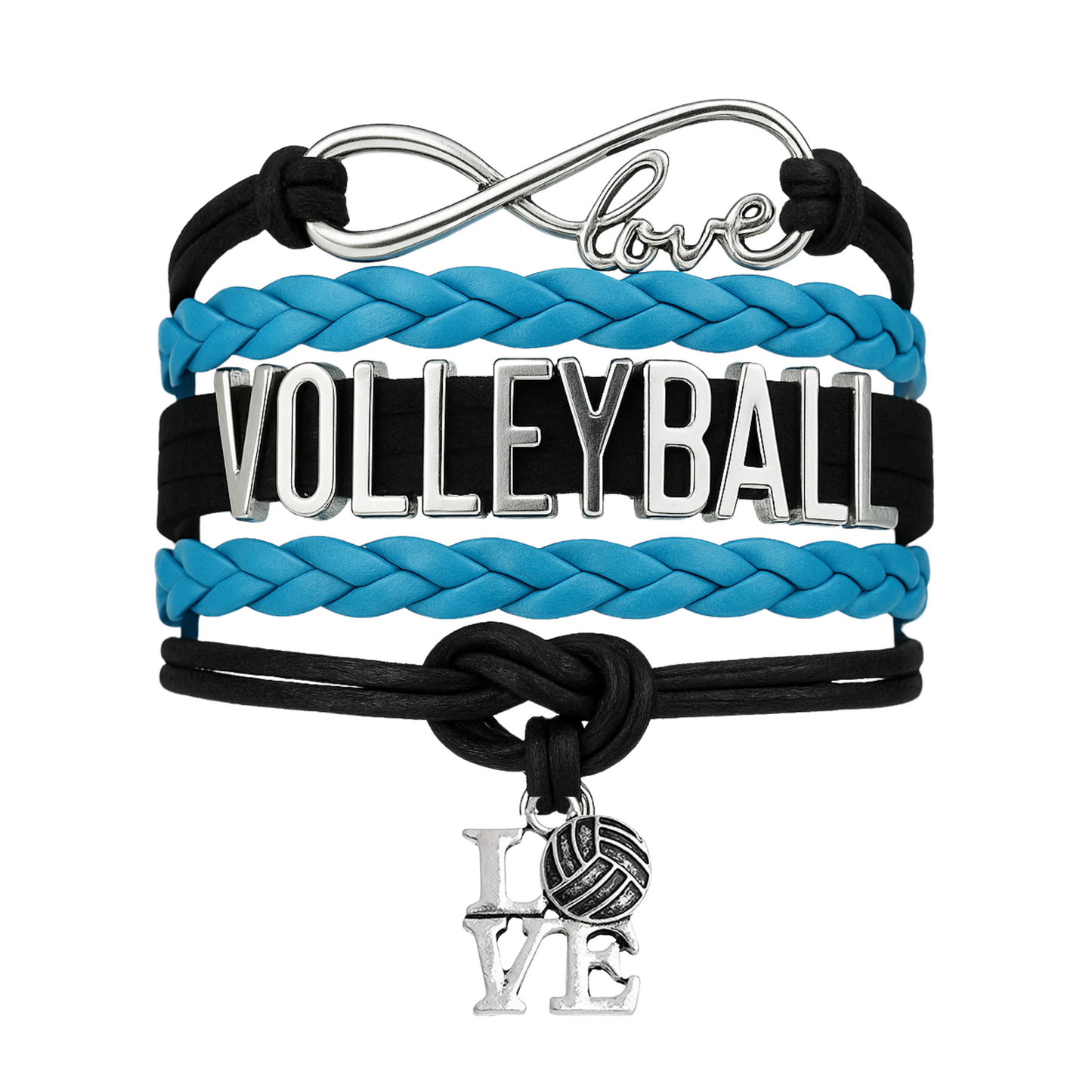 Volleyball Love Bracelet - Pick Your Team Colors