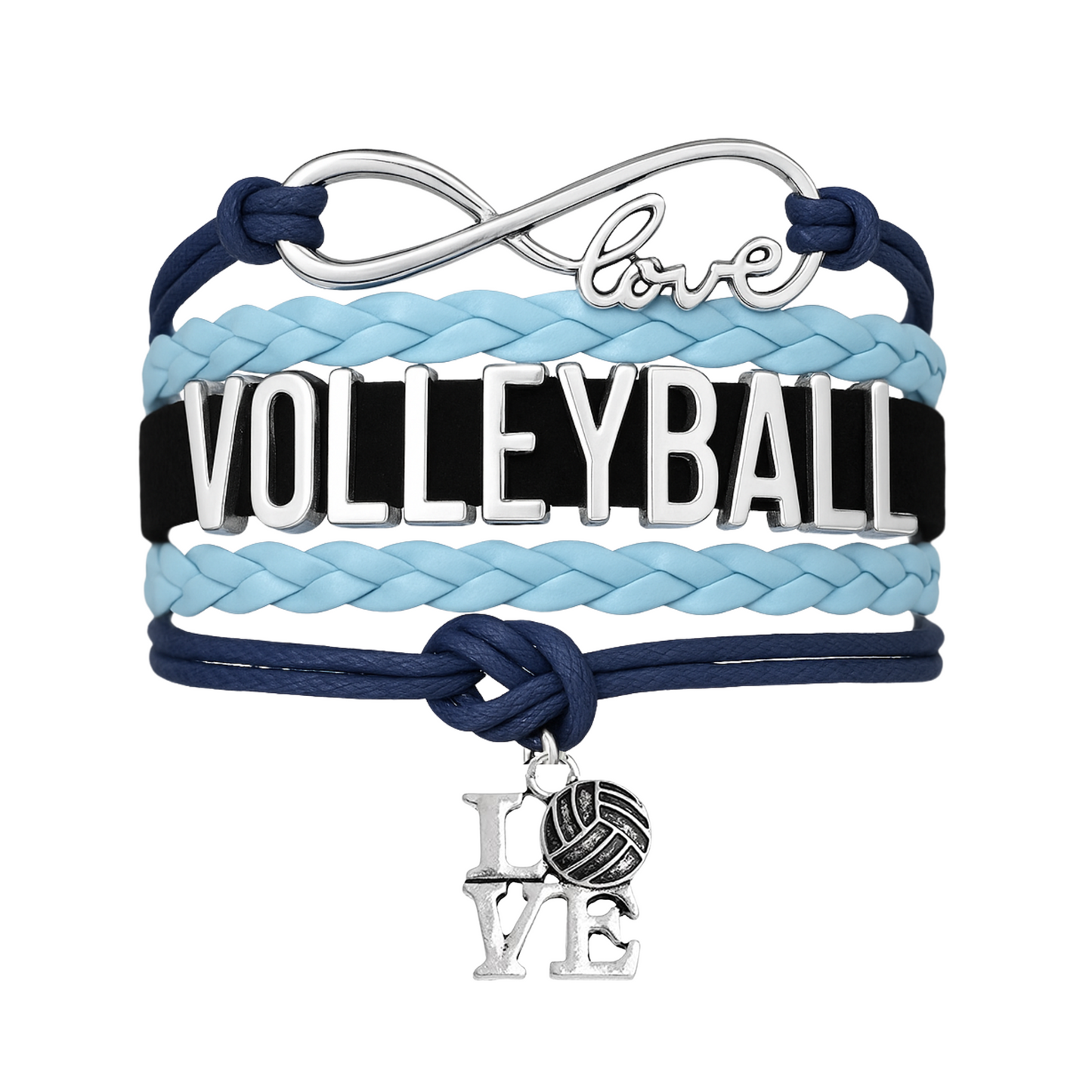 Volleyball Love Bracelet - Pick Your Team Colors