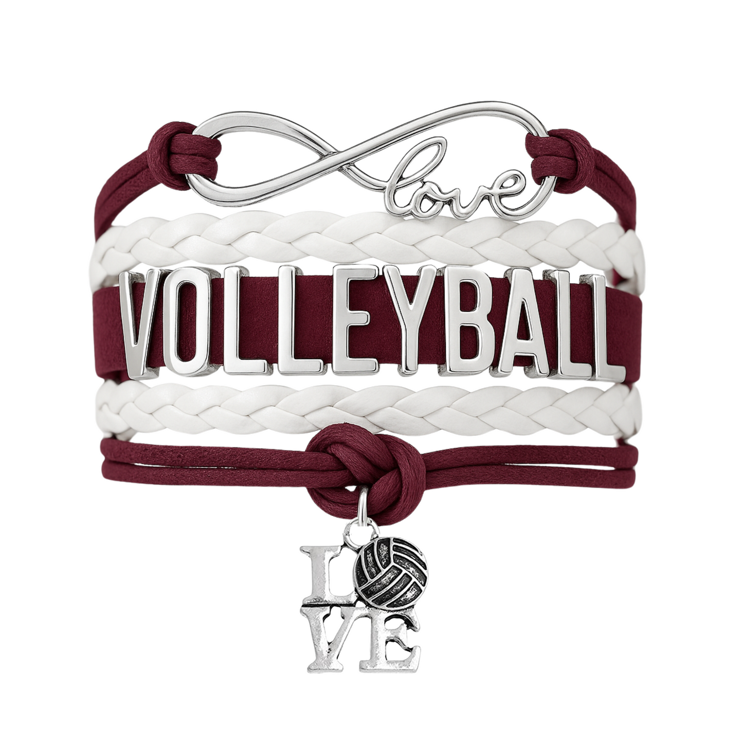 Volleyball Love Bracelet - Pick Your Team Colors