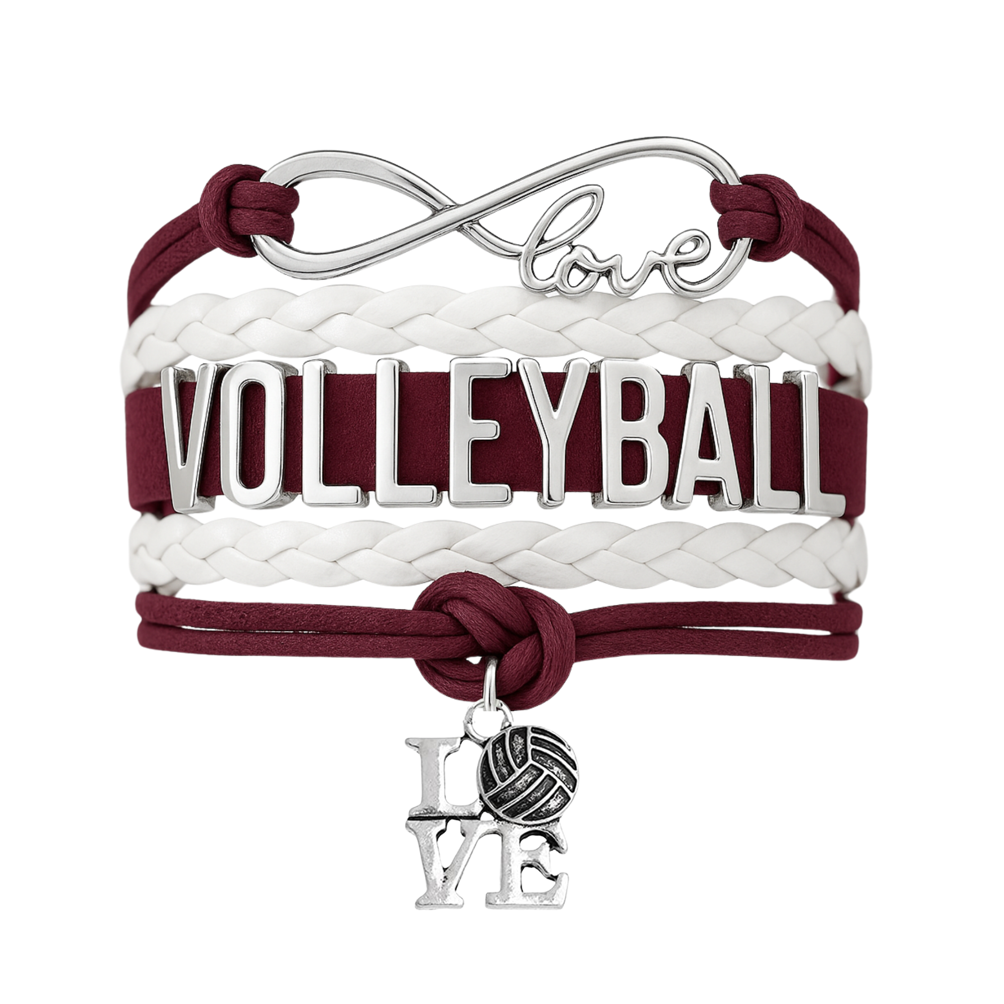 Volleyball Love Bracelet - Pick Your Team Colors