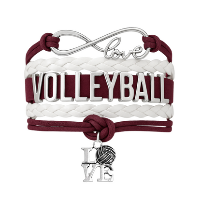 Volleyball Love Bracelet - Pick Your Team Colors