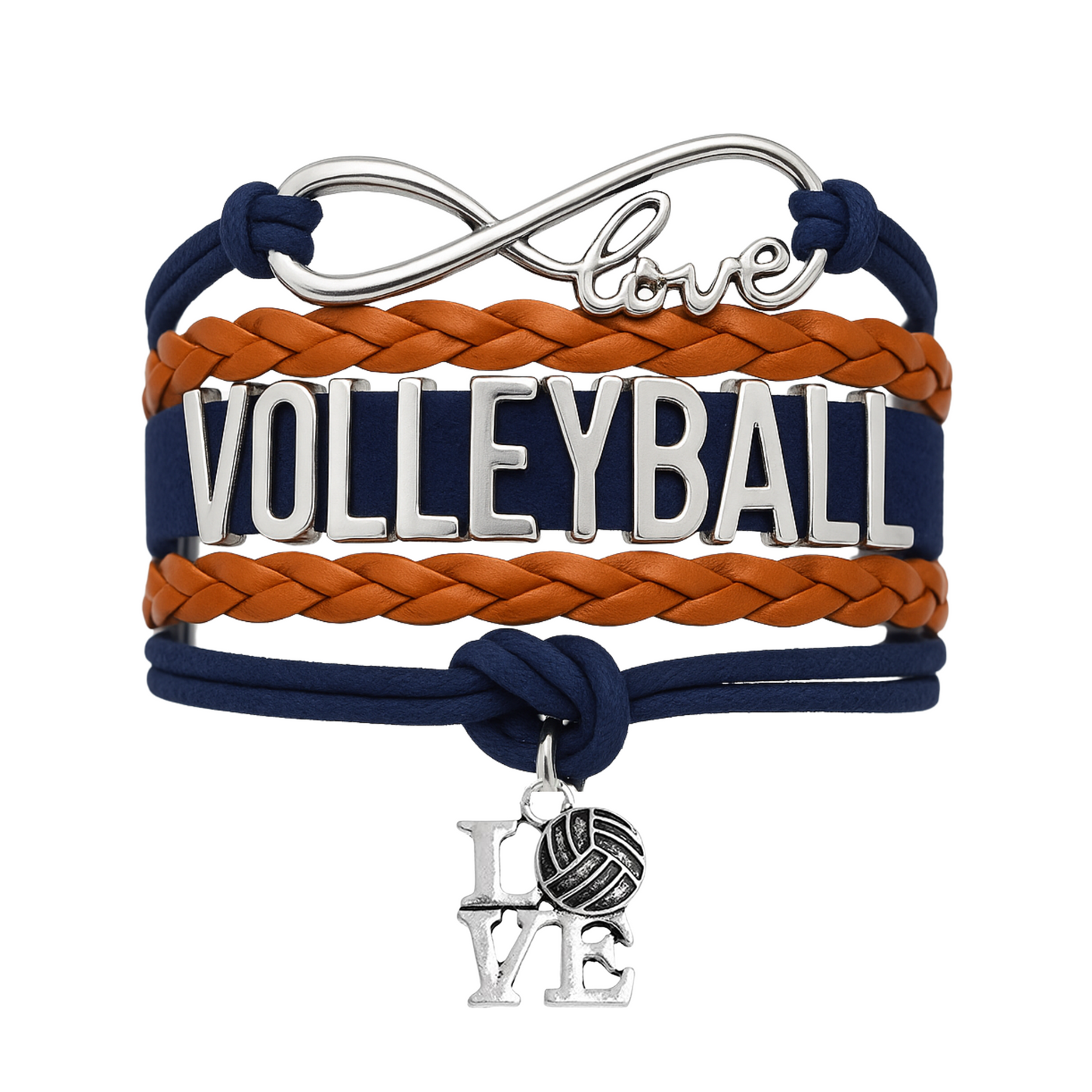 Volleyball Love Bracelet - Pick Your Team Colors