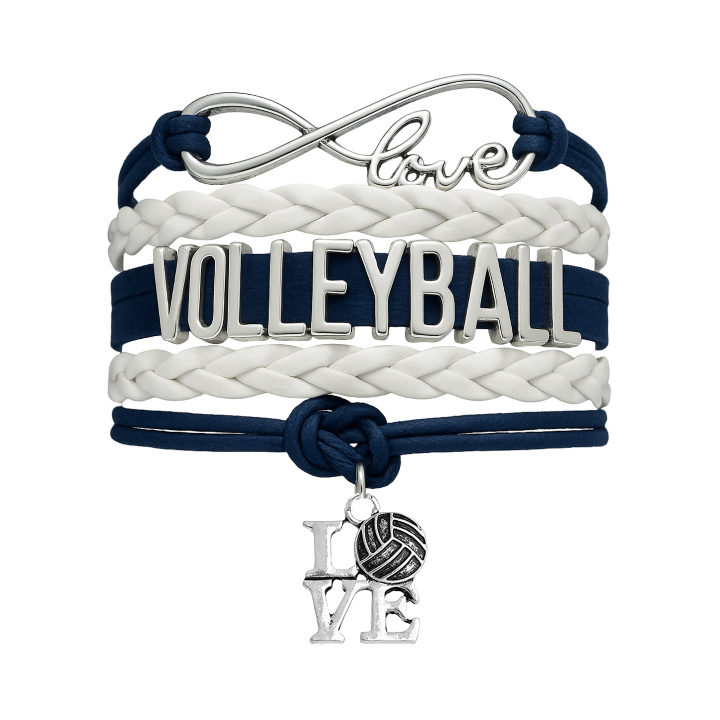 Volleyball Love Bracelet - Pick Your Team Colors