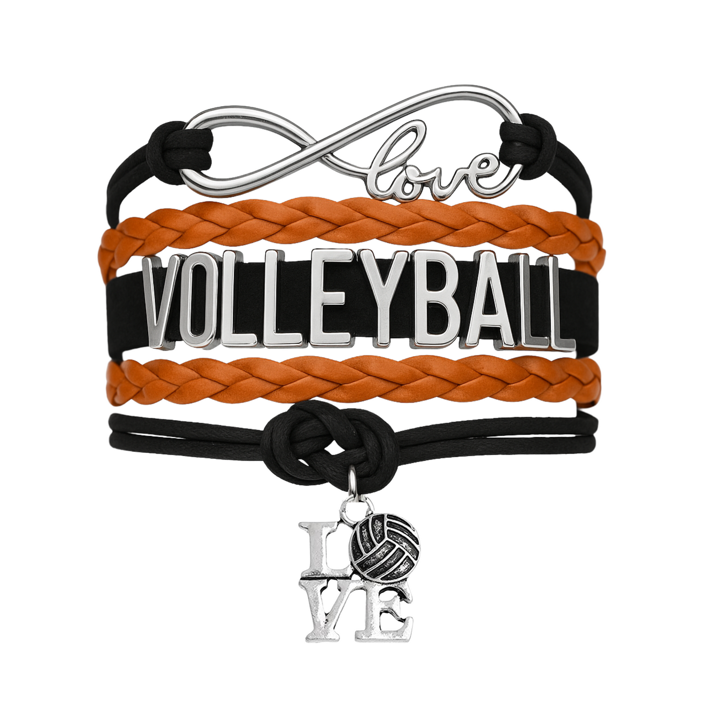 Volleyball Love Bracelet - Pick Your Team Colors