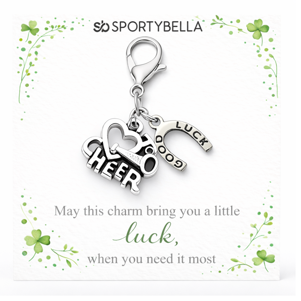 Sports Lucky Horseshoe Clip On Charm