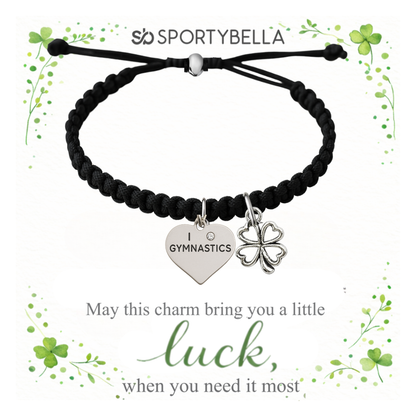 Sports Lucky Clover Rope Bracelet