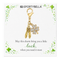 with CZ clover charm