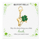 with green clover charm