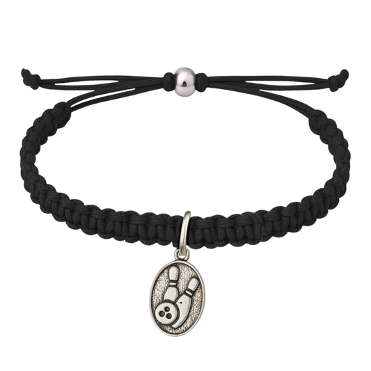 Bowling Ball and Pins Adjustable Bracelet - Pick Color
