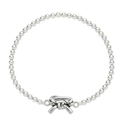 Martial Arts Beaded Charm Belt Bracelet