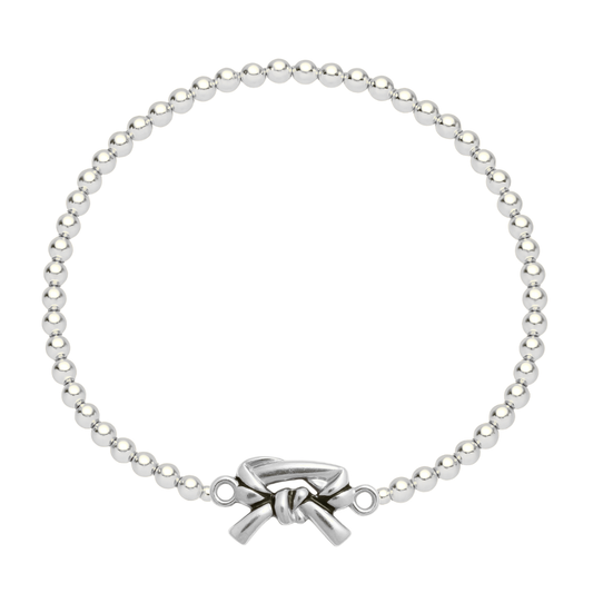 Martial Arts Beaded Charm Belt Bracelet