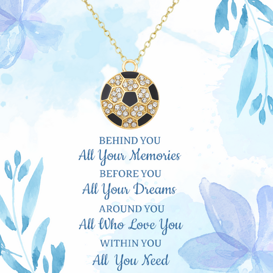 Soccer Inspirational Necklace Card