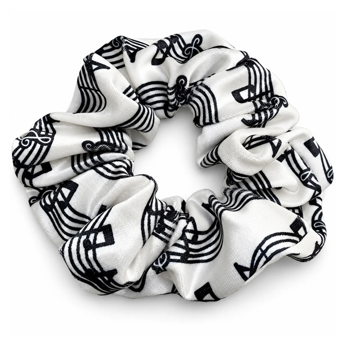 Music Premium Velvet Scrunchie