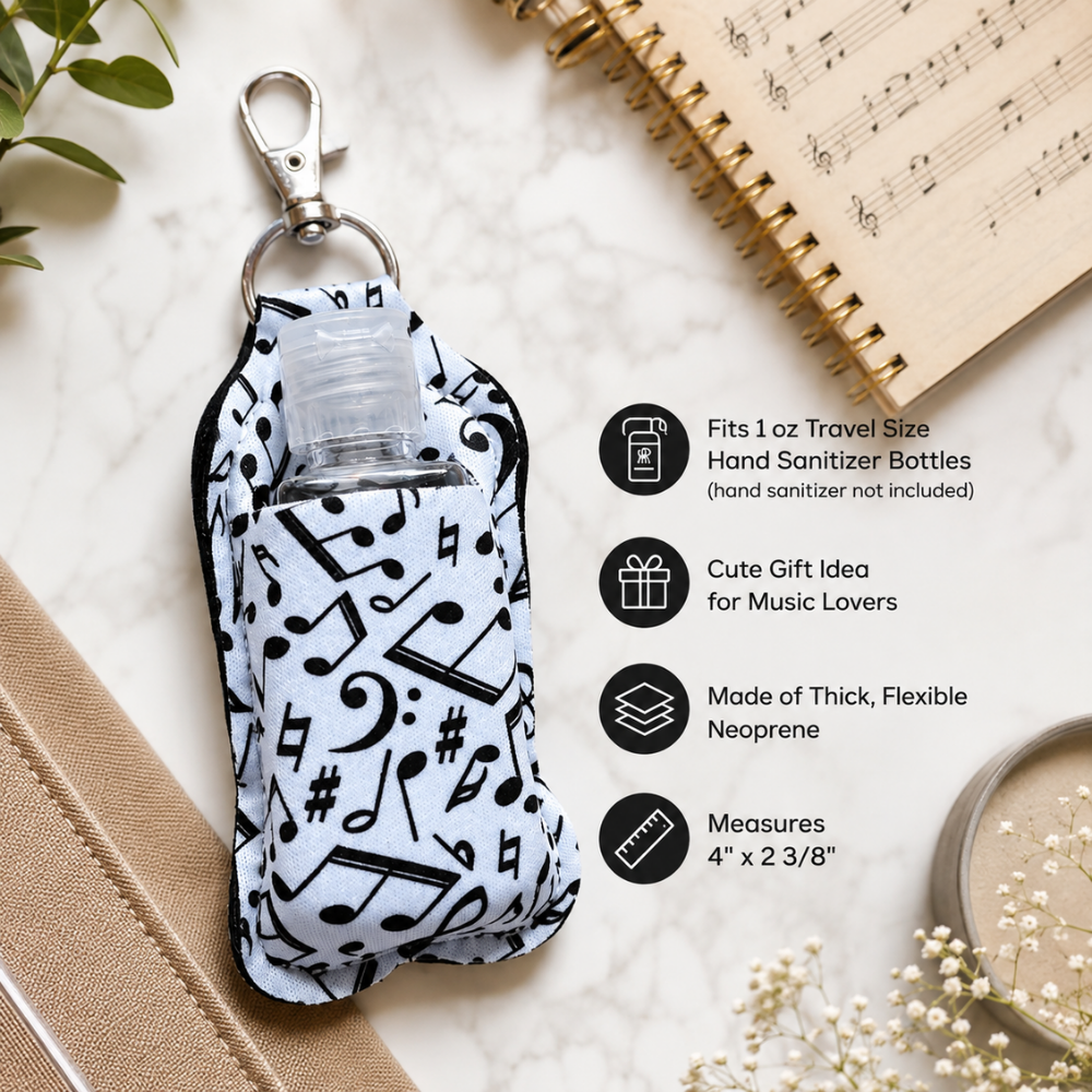 Music Hand Sanitizer Clip On