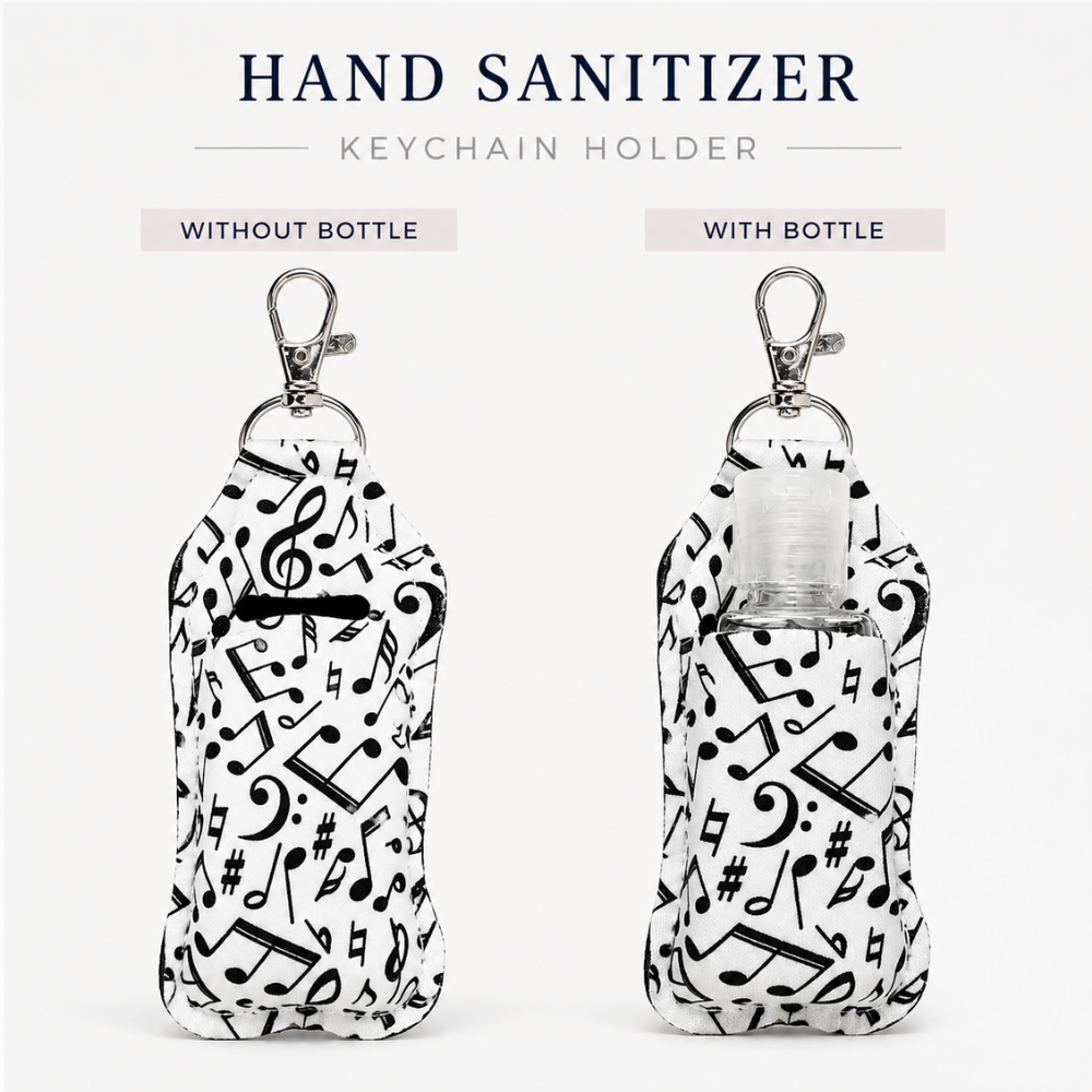 Music Hand Sanitizer Clip On