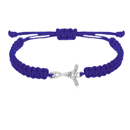 navy blue  Ice Hockey Bracelet