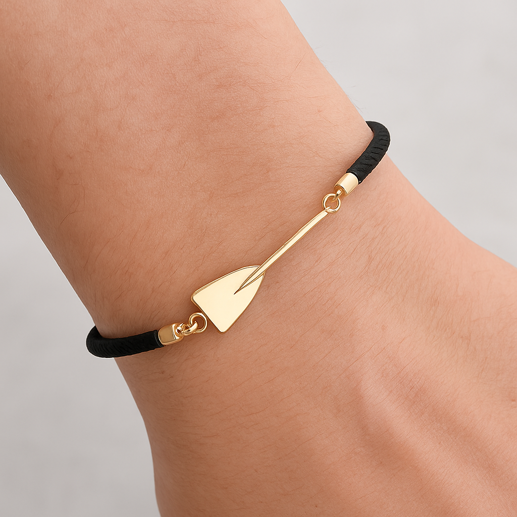 Rowing Twisted Cord Slider Bracelet