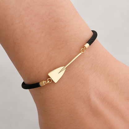 Rowing Twisted Cord Slider Bracelet