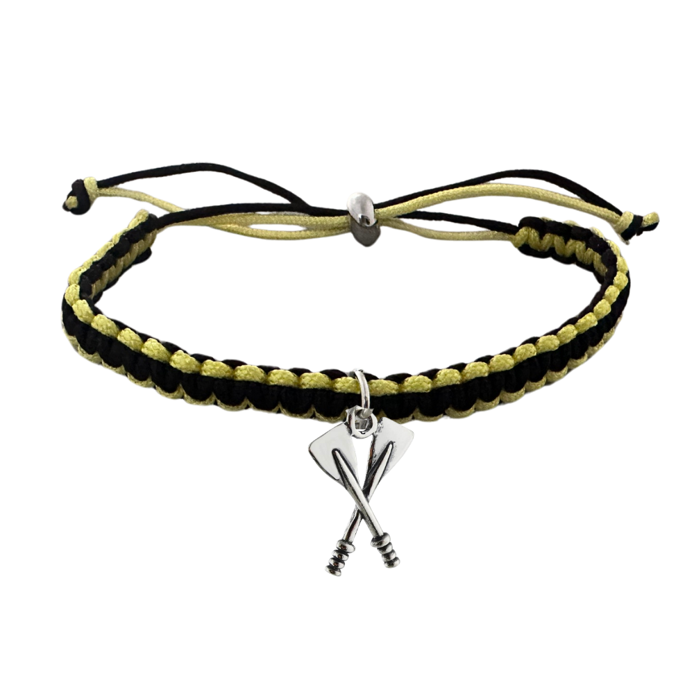 Rowing Charm Multi Colored Adjustable Bracelet - Pick Colors