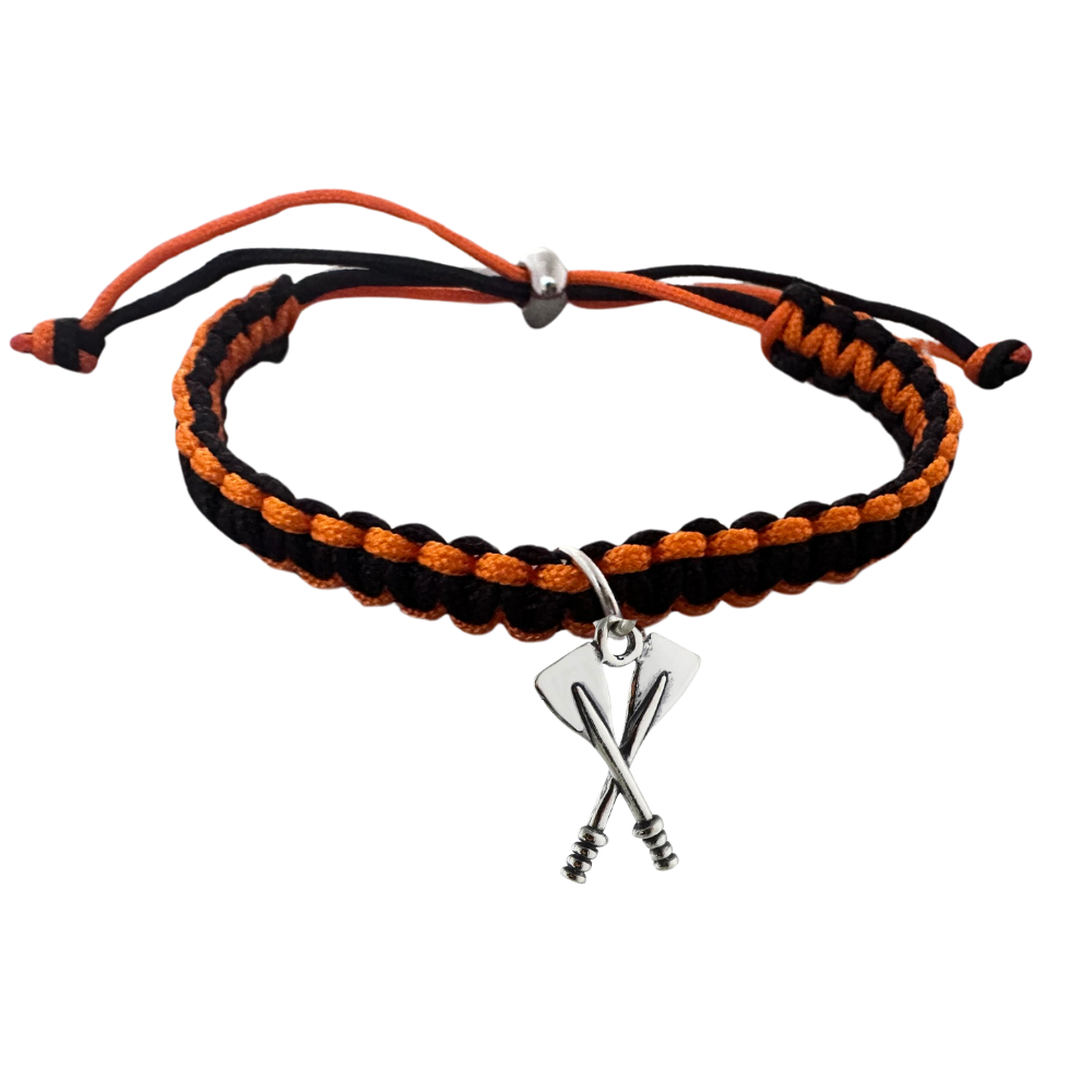 Rowing Charm Multi Colored Adjustable Bracelet - Pick Colors