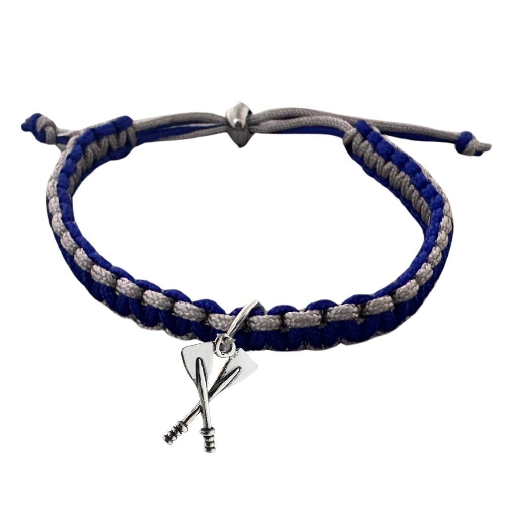 Rowing Charm Multi Colored Adjustable Bracelet - Pick Colors