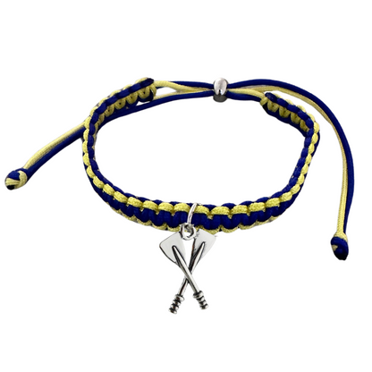 Rowing Charm Multi Colored Adjustable Bracelet - Pick Colors