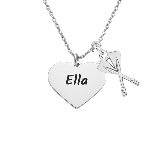 Personalized Engraved Rowing Necklace