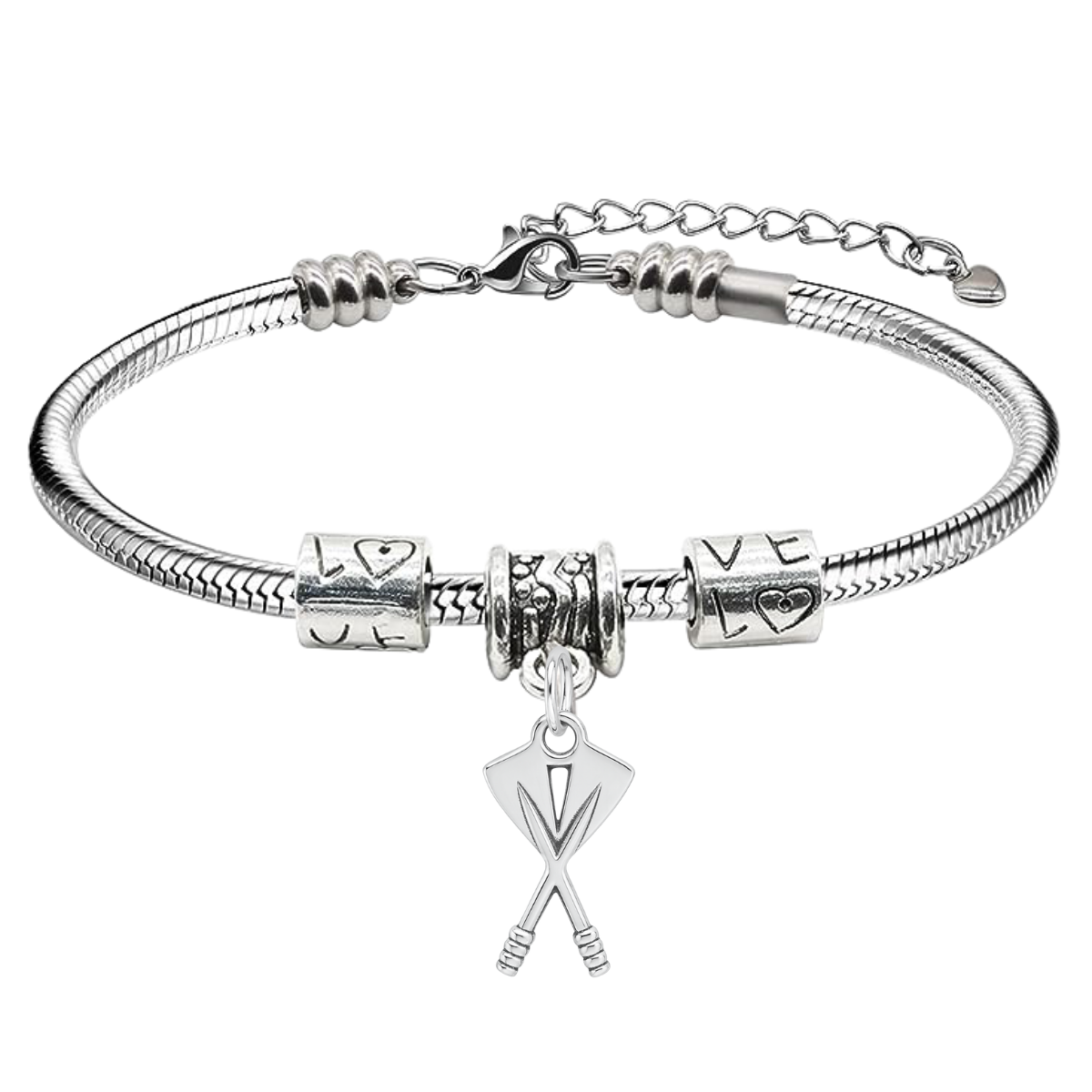 Rowing Love Snake Chain Bracelet