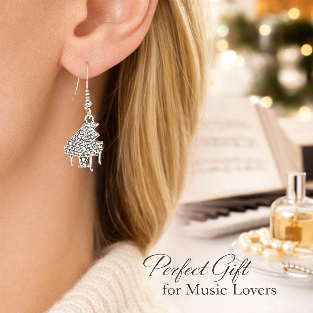 Piano CZ Earrings