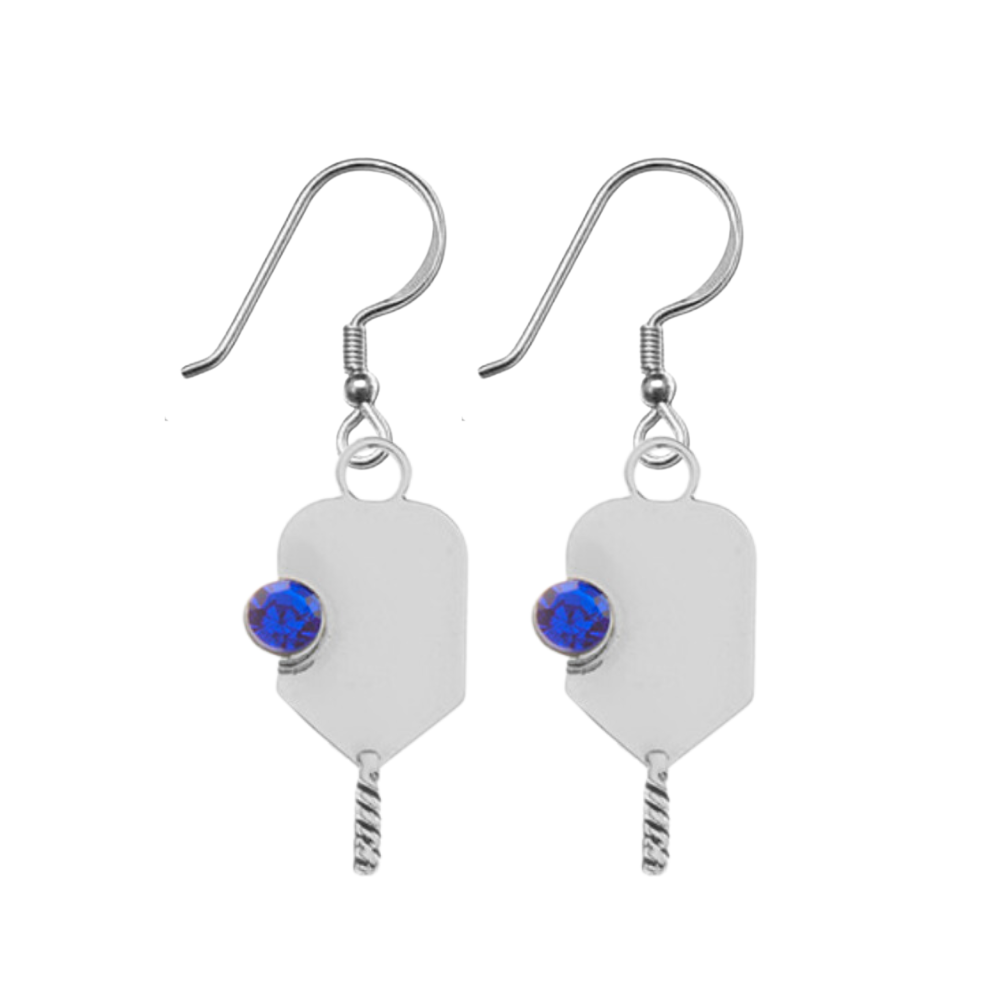 Pickleball Birthstone Earrings