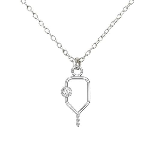 Pickleball Charm Necklace - Pick Color