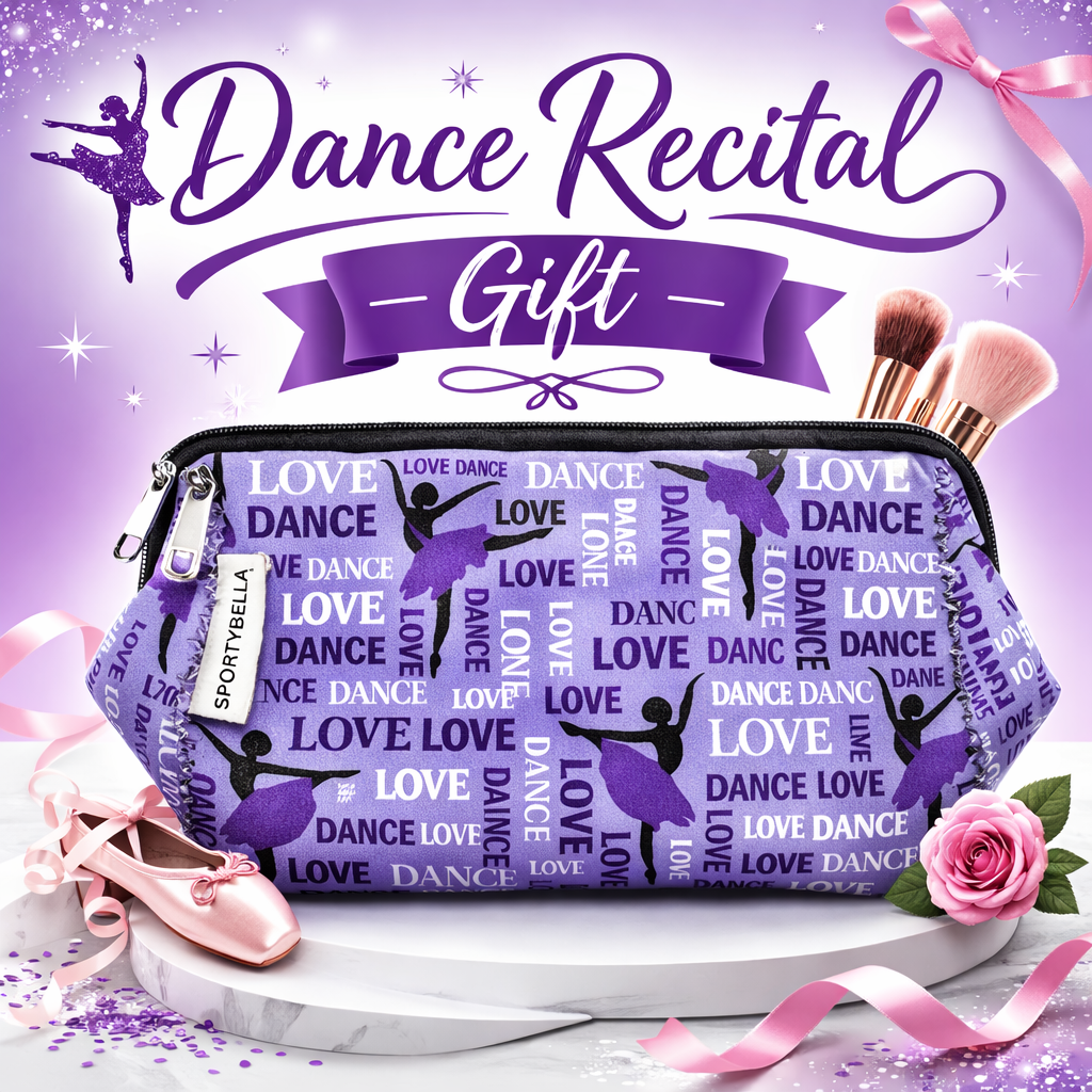 Dance Purple Cosmetic Bag
