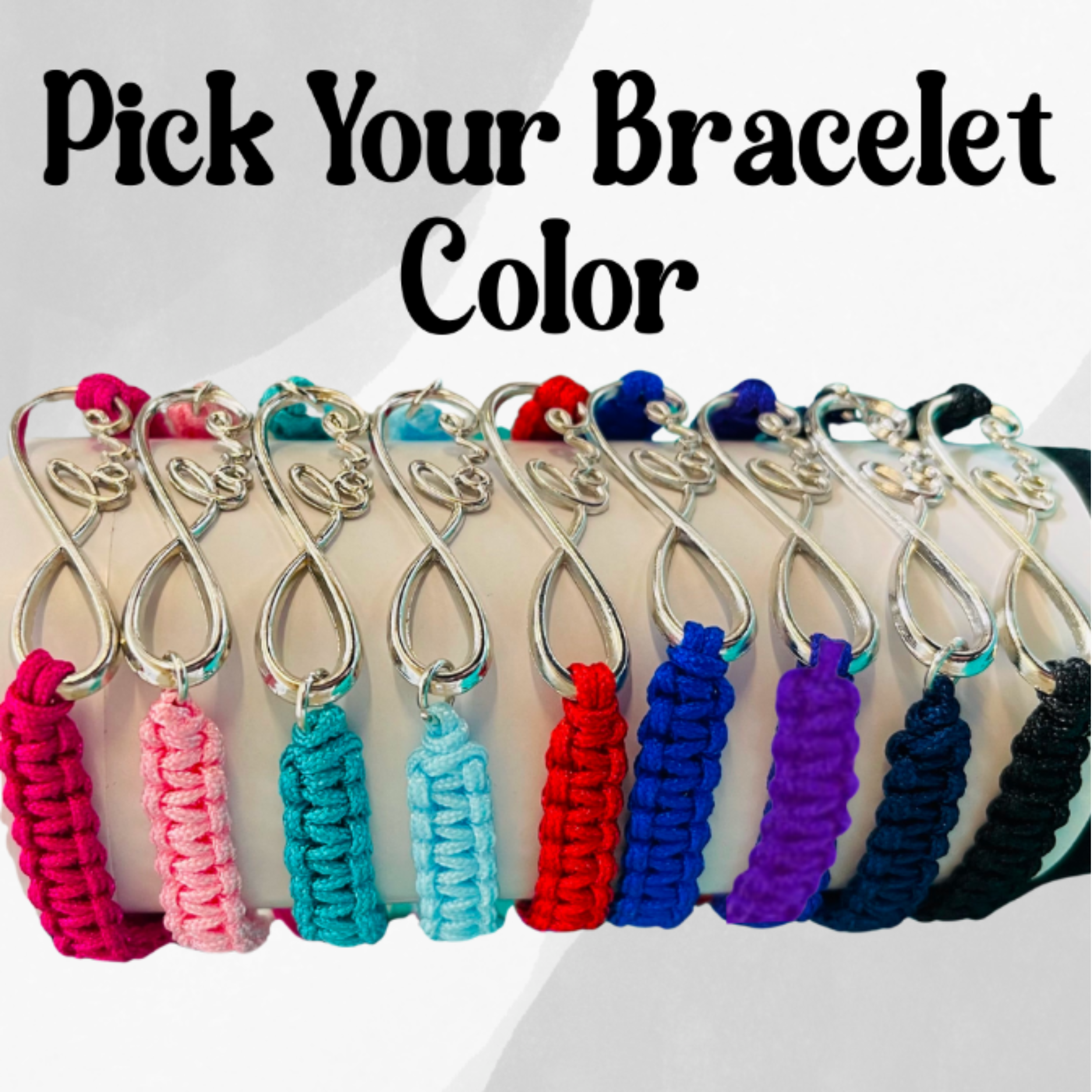 Drama Theater Love Infinity Rope Bracelet - Pick Color