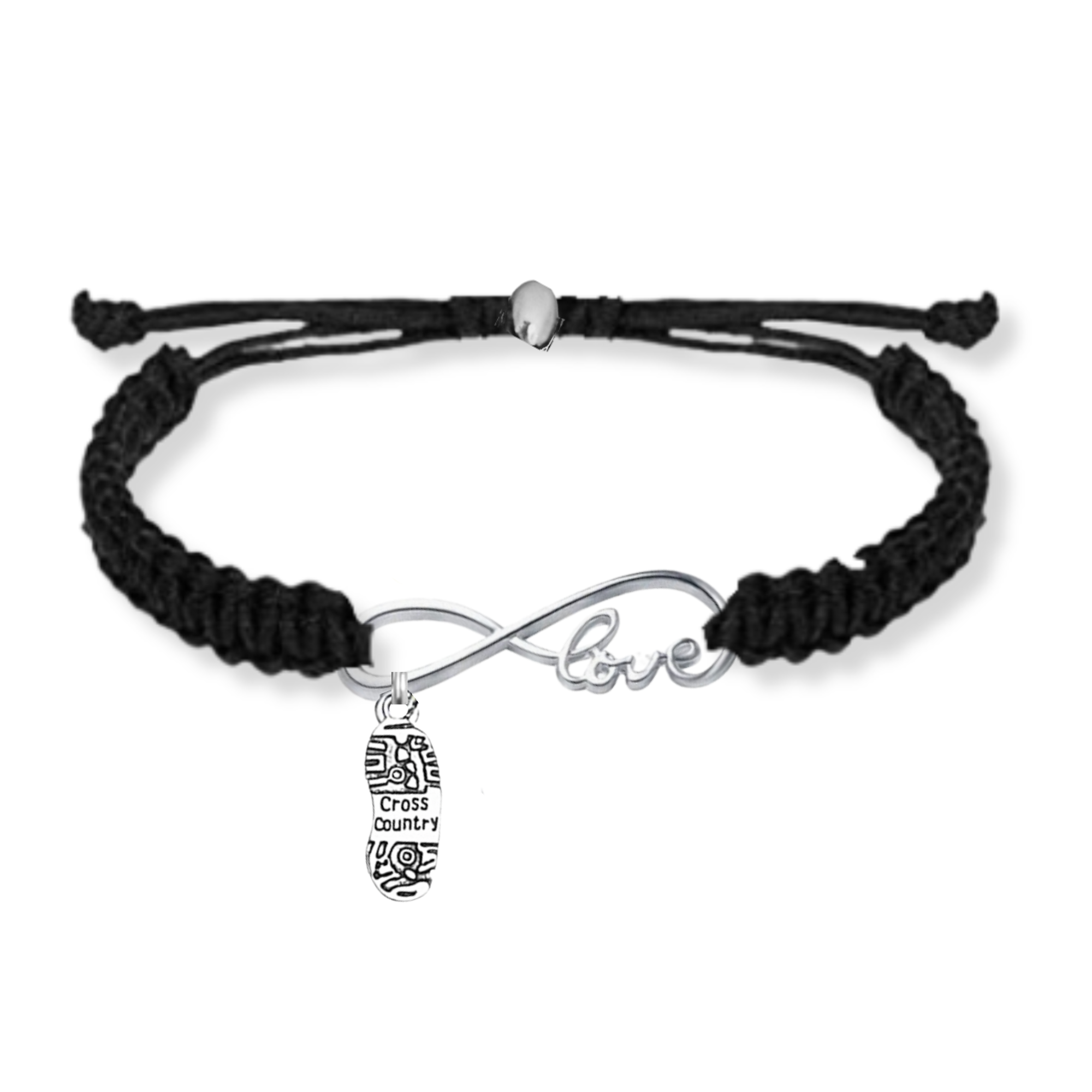 Runner Love Infinity Rope Bracelet - Pick Color & Charm