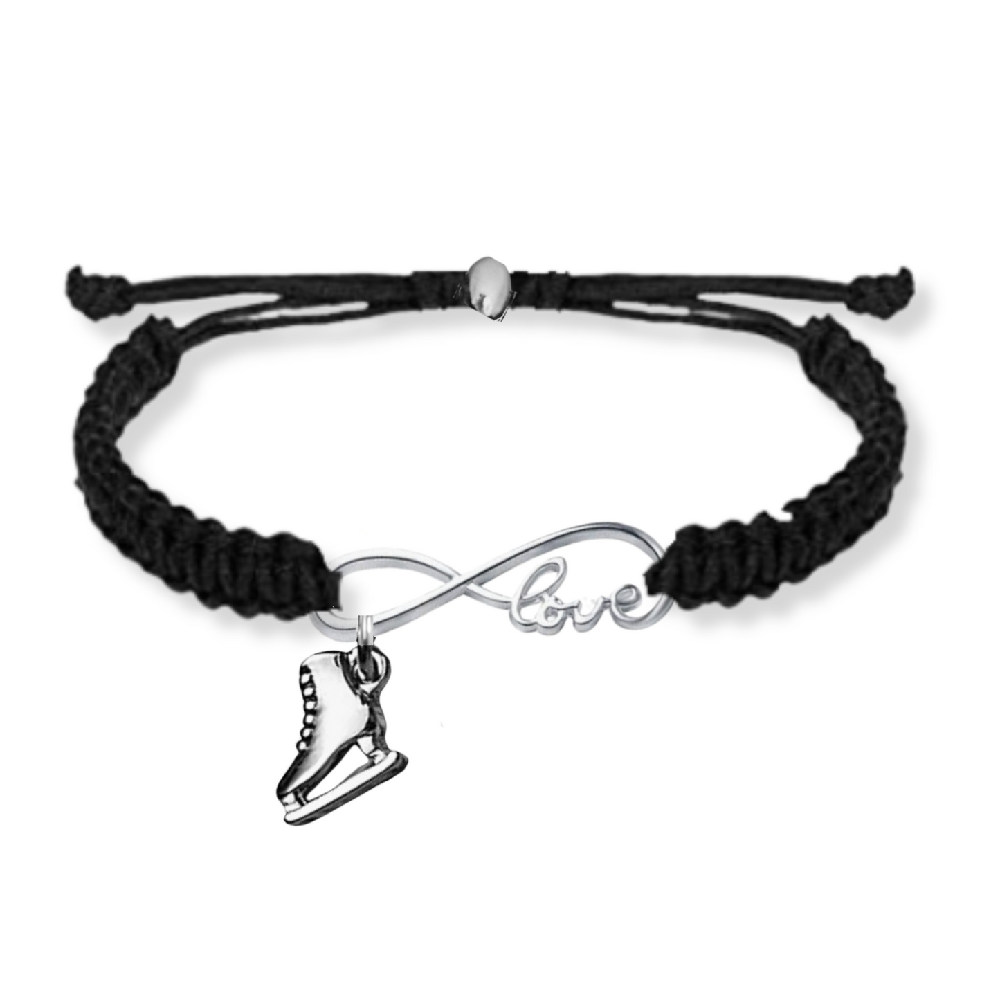 Skating Love Infinity Rope Bracelet - Pick Color & Charm