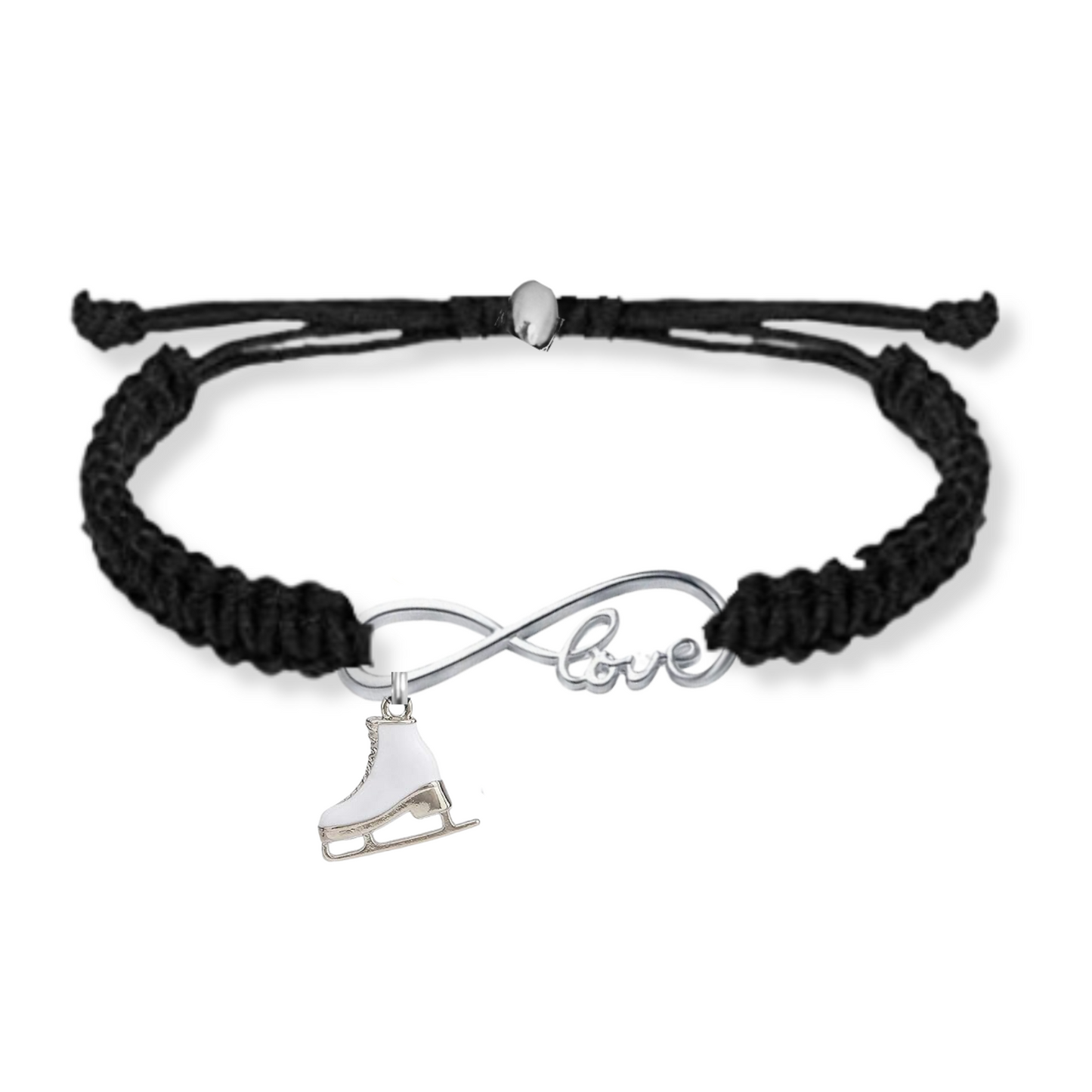 Skating Love Infinity Rope Bracelet - Pick Color & Charm