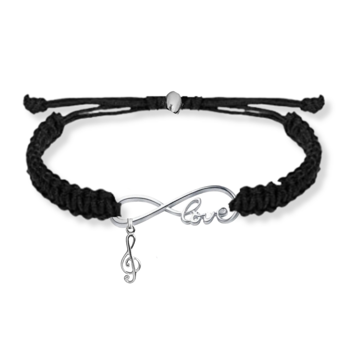 Music Love Infinity Rope Bracelet - Pick Color & Charm