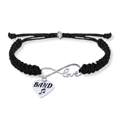 Music Love Infinity Rope Bracelet - Pick Color & Charm