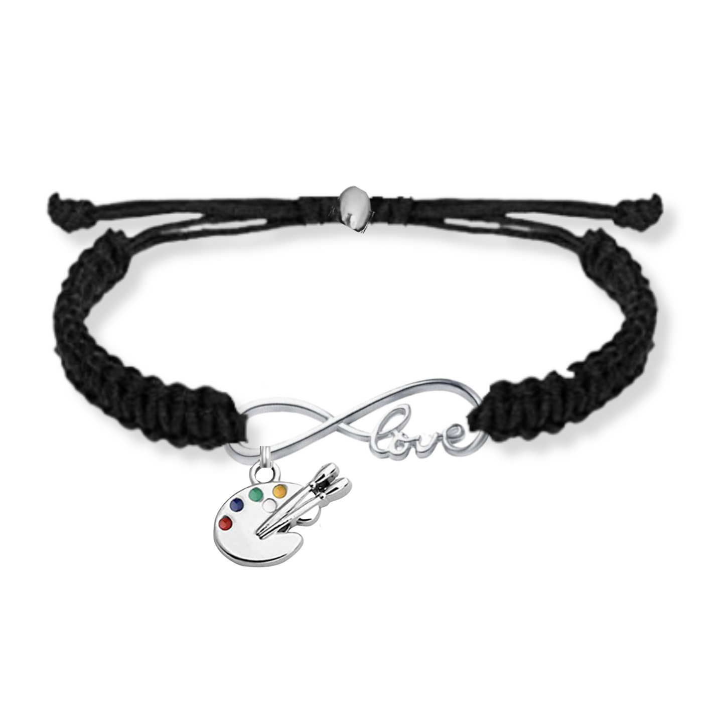 Paint Love Infinity Rope Bracelet - Pick Color