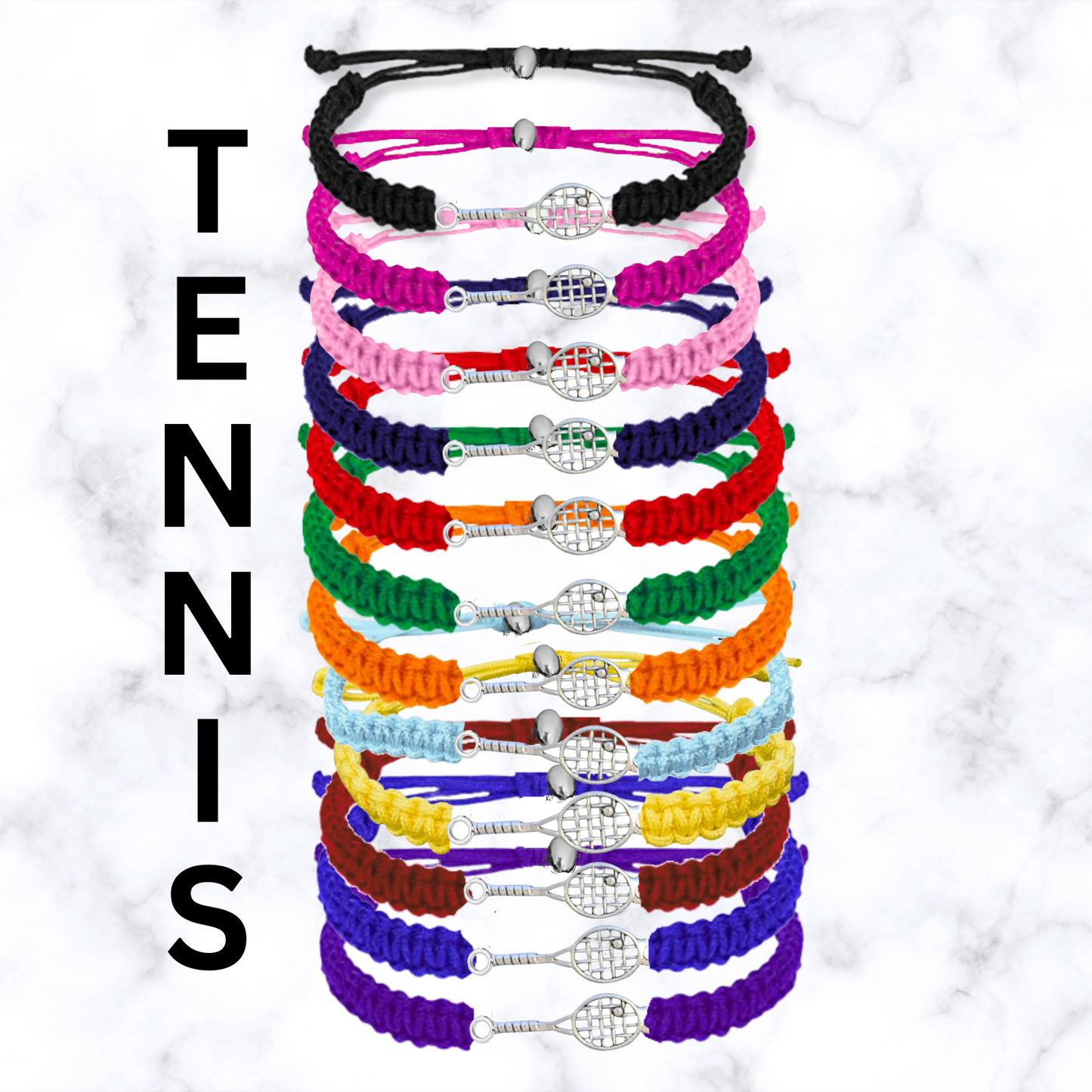 Tennis Rope Bracelet - Pick Color