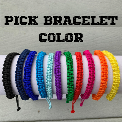 Ultimate Frisbee Adjustable Rope Bracelet