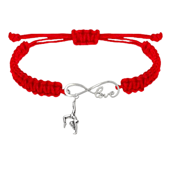 red Gymnastics Rope Bracelet 