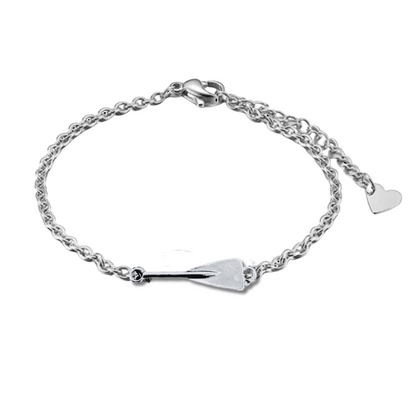 Rowing Charm Chain Bracelet