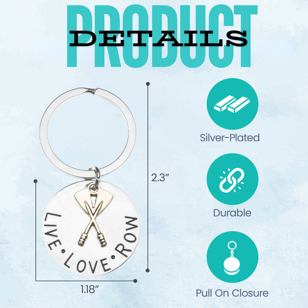 Crew Keychain - Live Love Row