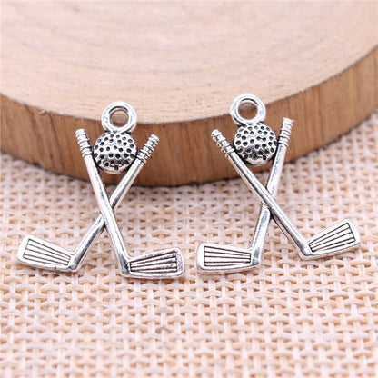 Golf Clubs Charm