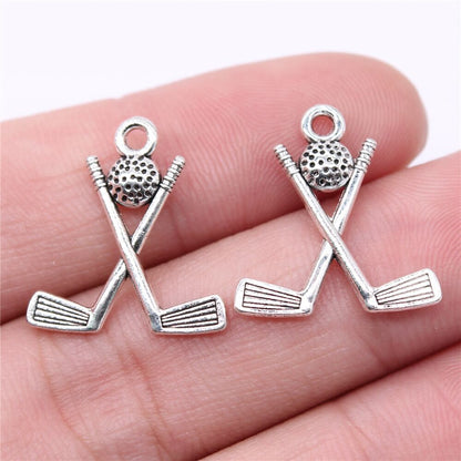 Golf Clubs Charm