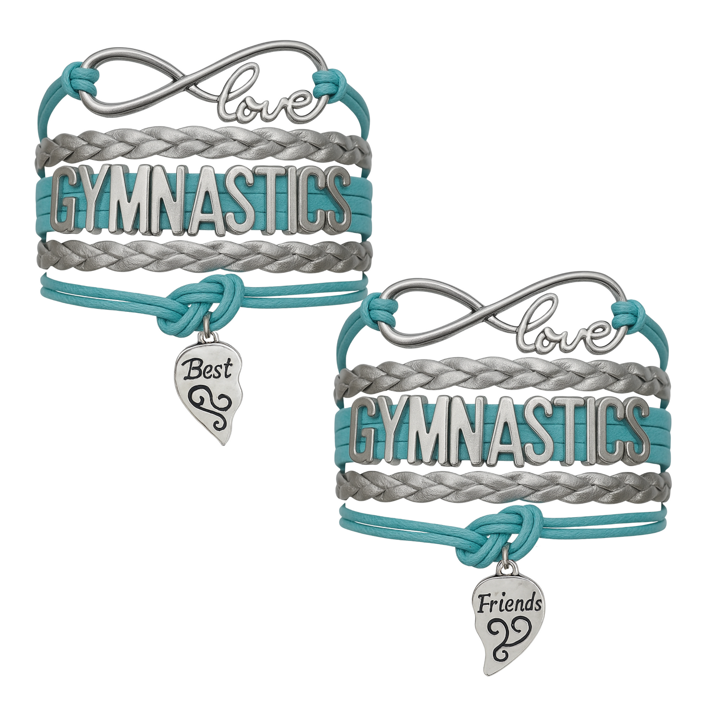 Girls Gymnastics Friendship Bracelets - Pick Colors